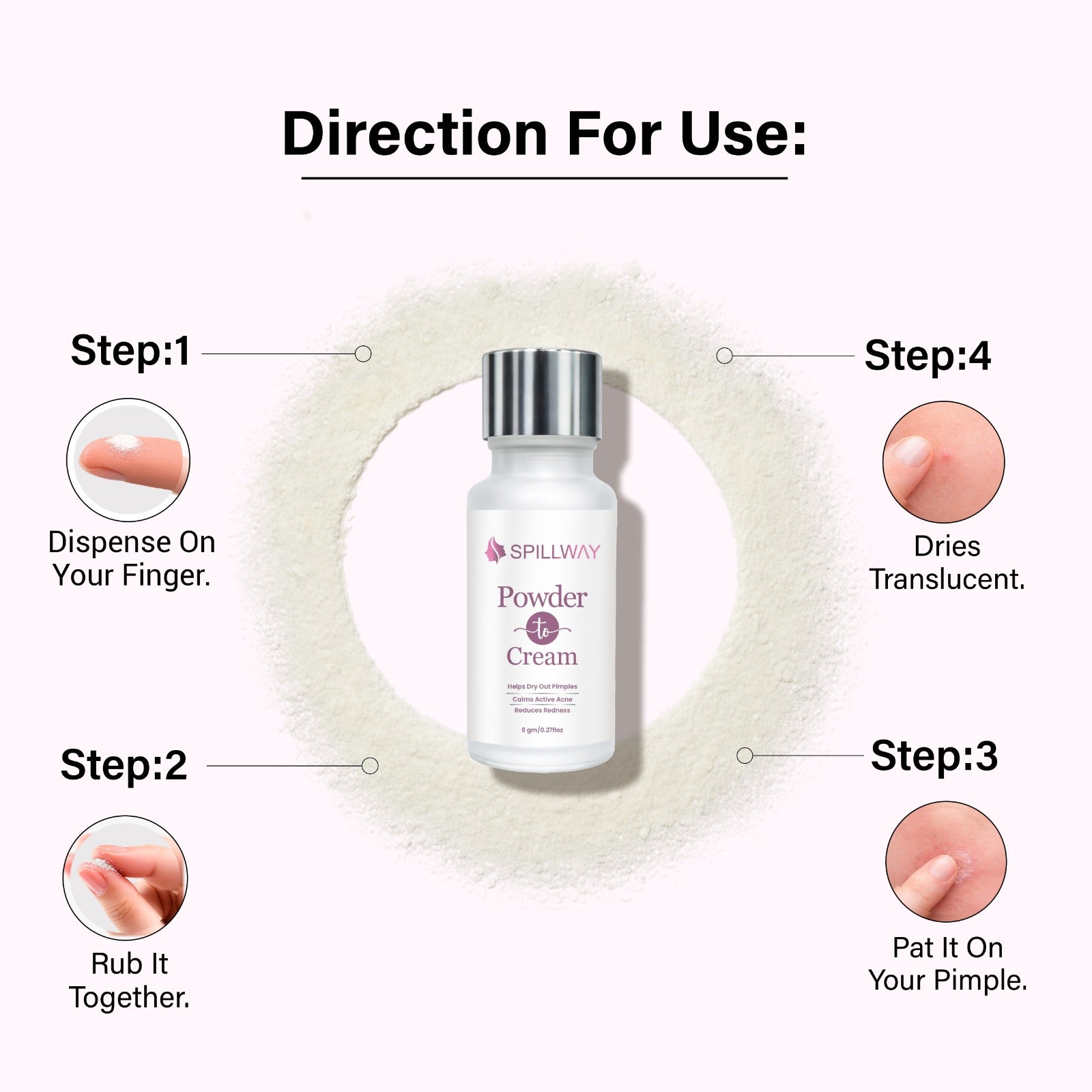 Spillway Acne Control Powder to Cream Treatment